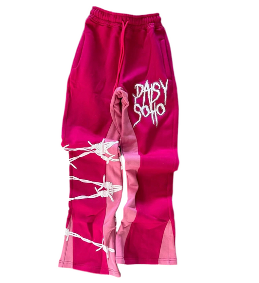 Daisy SoHo "Pink V2" Flared Sweatpants