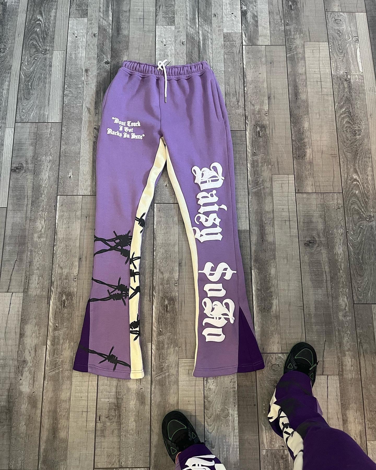 Daisy SoHo “V1 Light Purple” Flared Sweatpants